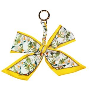 Porte-clé Nœud fleuri